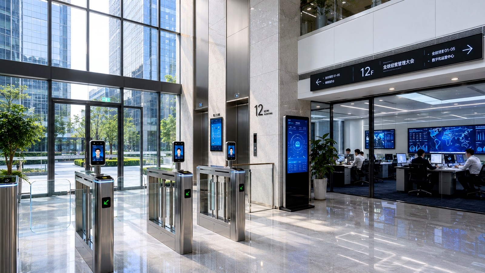 Access Control & Smart Security Supporting Product Center for AI smart project infrastructure